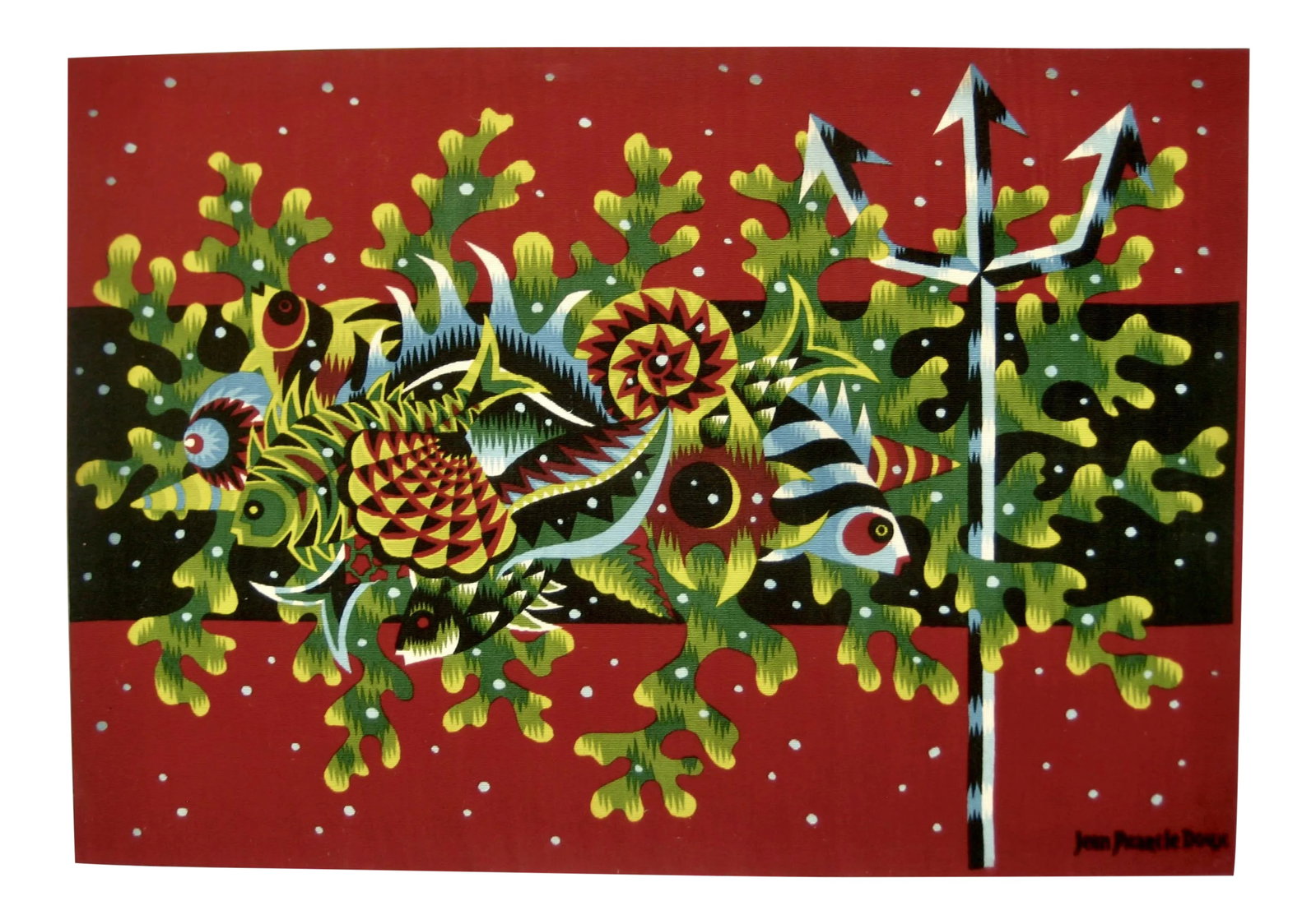 Mid-Century Modern Tapestry From Jean Picard Le Doux (1 of 13)