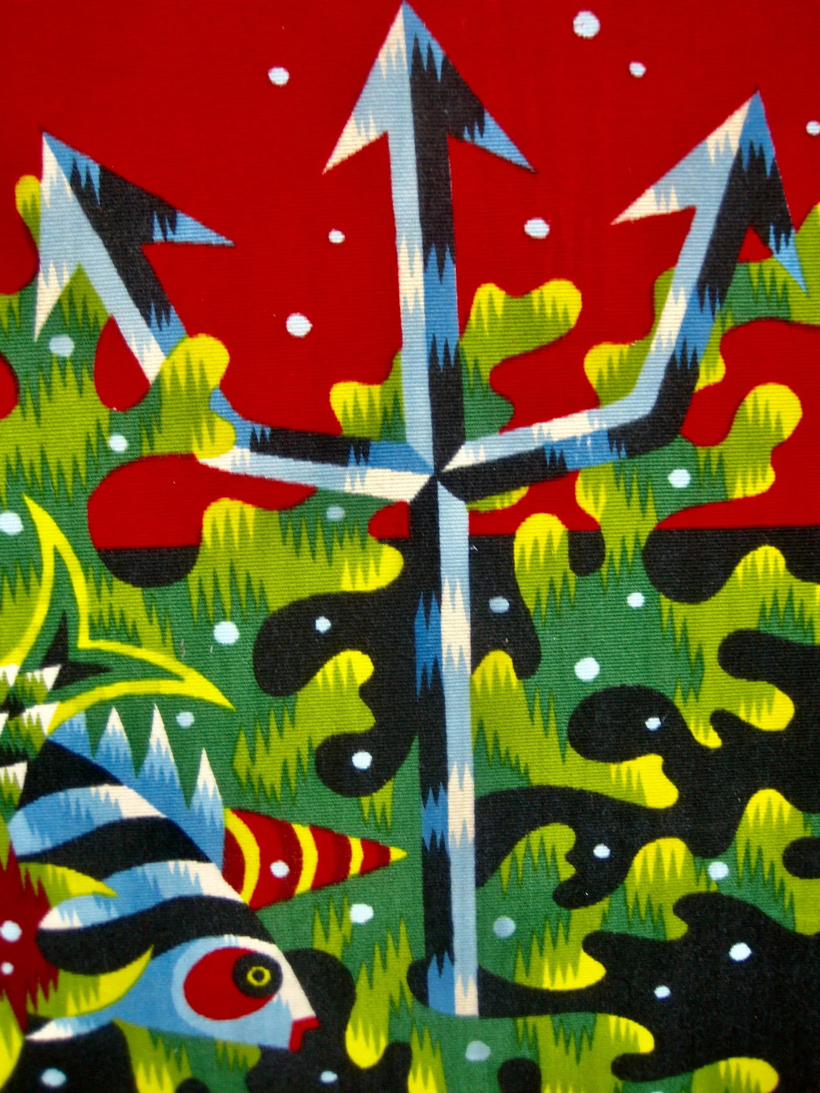 Mid-Century Modern Tapestry From Jean Picard Le Doux - 4