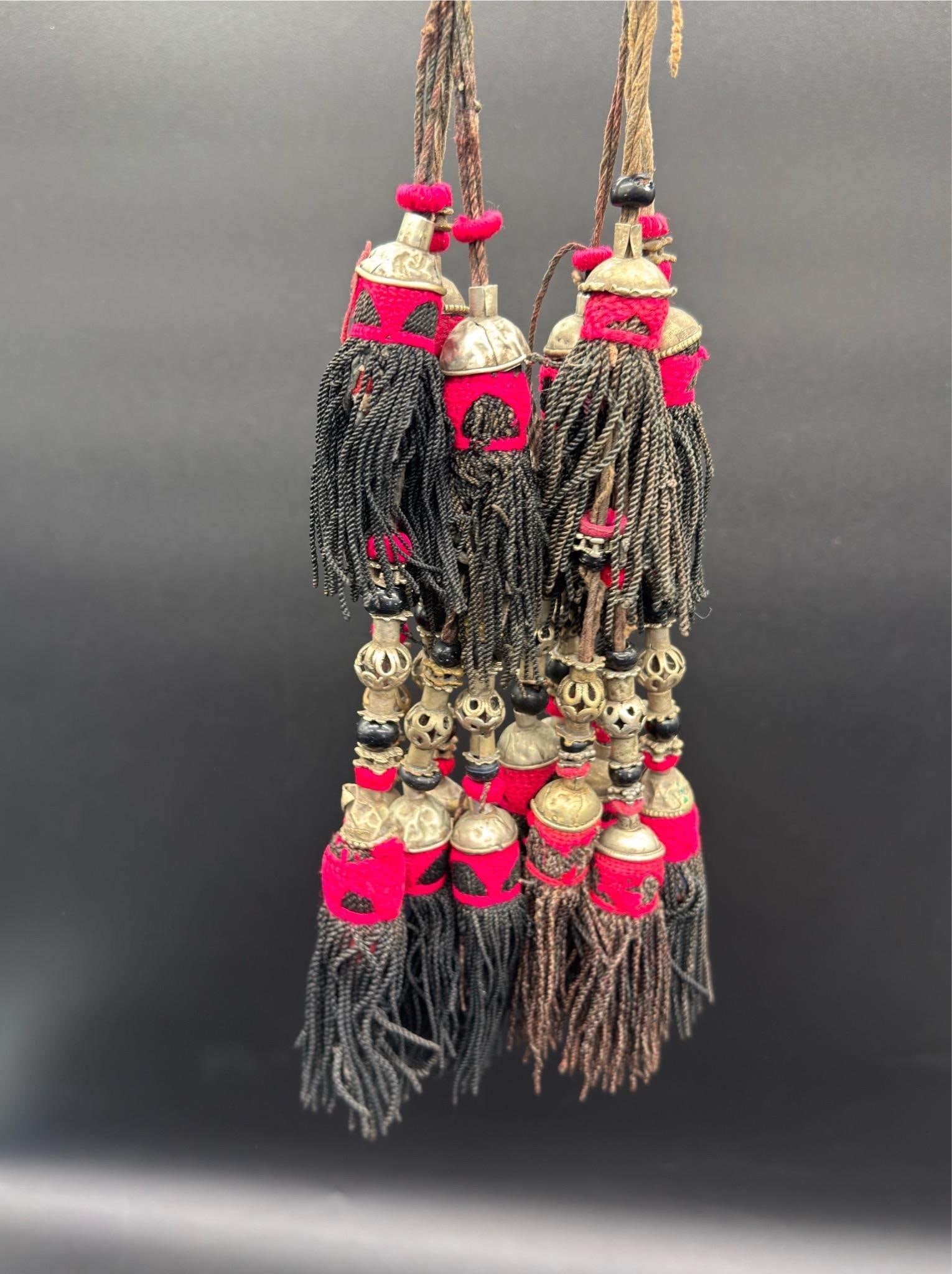 Antique Uzbek "Sequsha" Tassel, 19th C Uzbekistan - 11