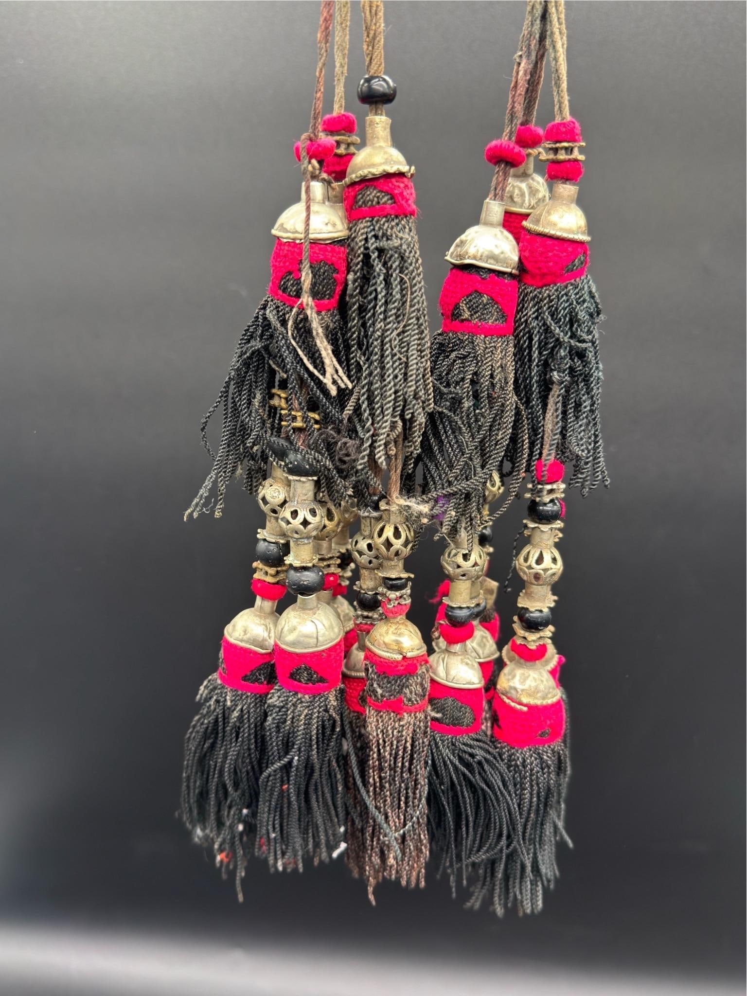 Antique Uzbek "Sequsha" Tassel, 19th C Uzbekistan - 12