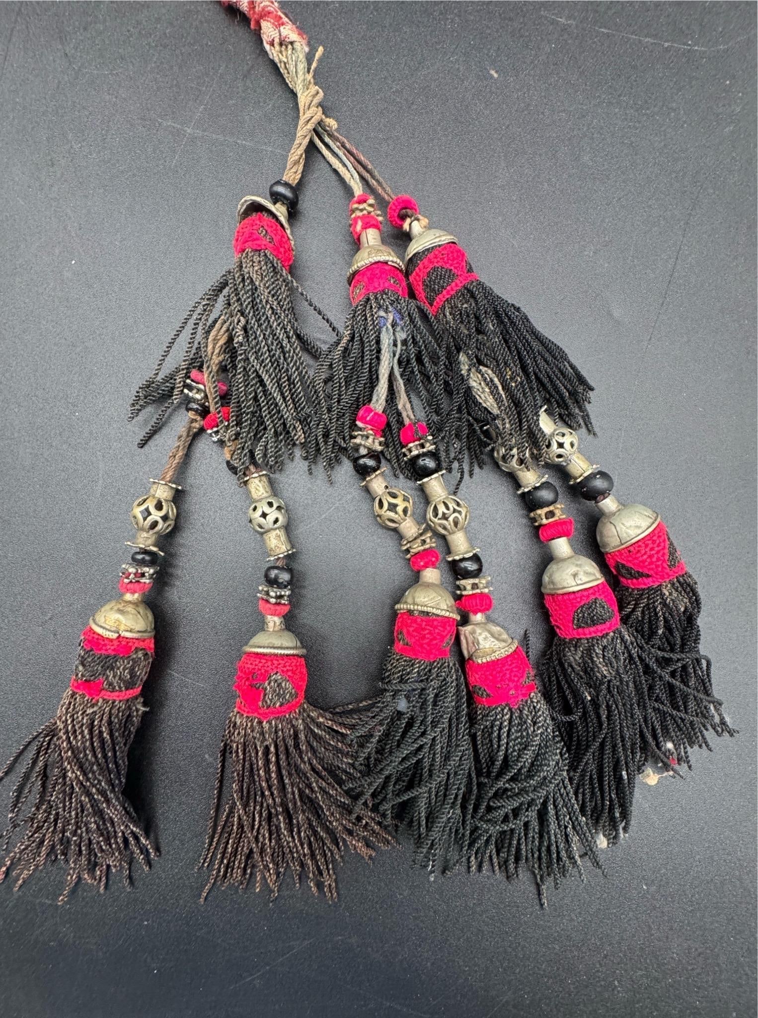 Antique Uzbek "Sequsha" Tassel, 19th C Uzbekistan - 14