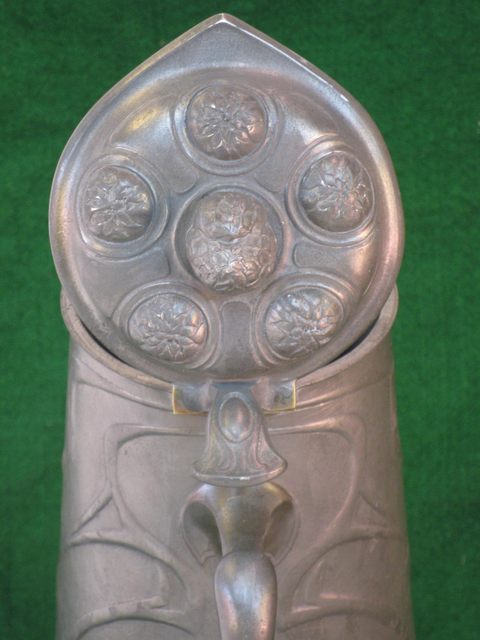 1900s Art Nouveau OSIRIS 601 Pewter Tankard/Pitcher - 15
