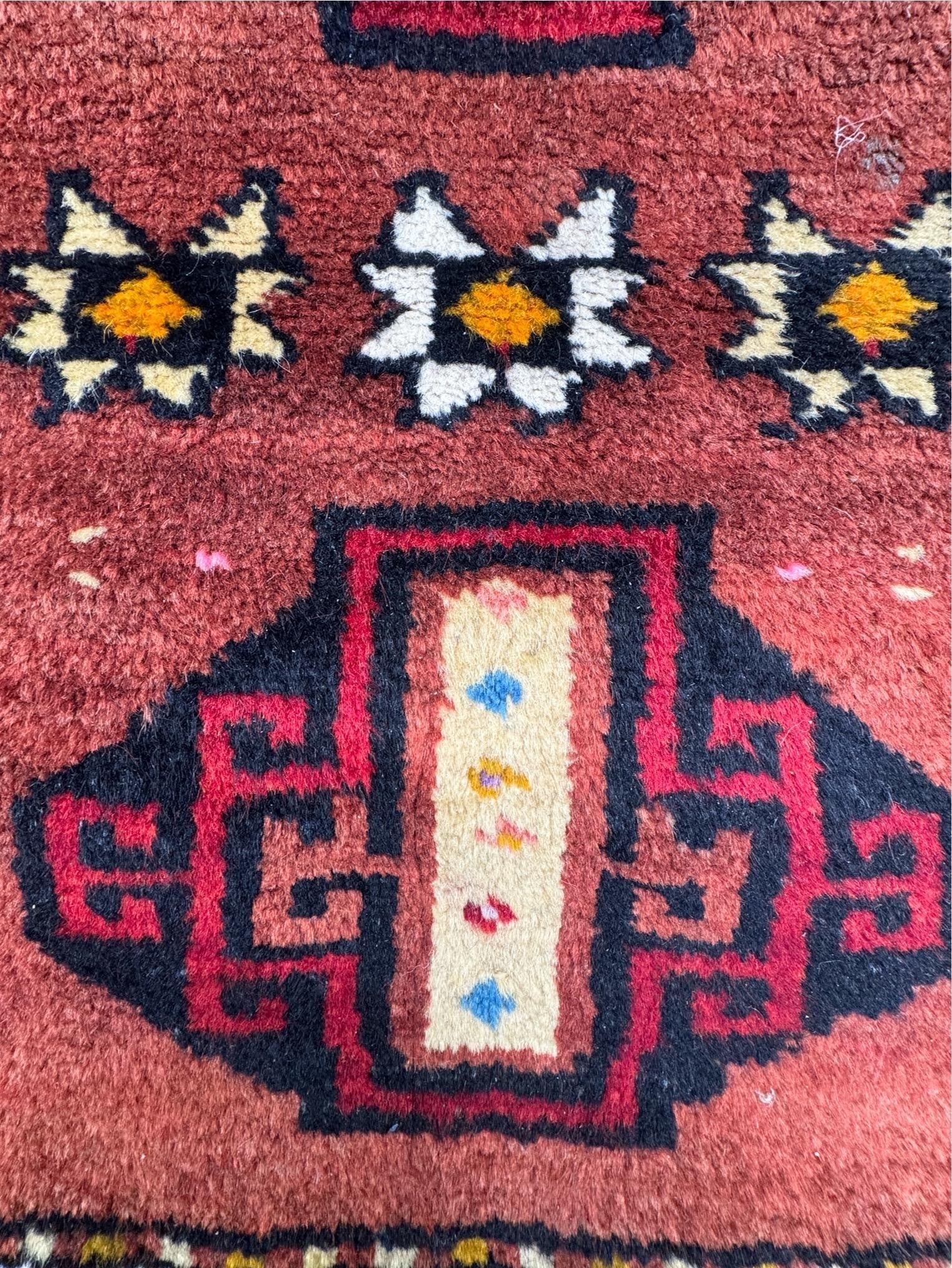 Antique Turkish Wool Half Saddle Bag - 14