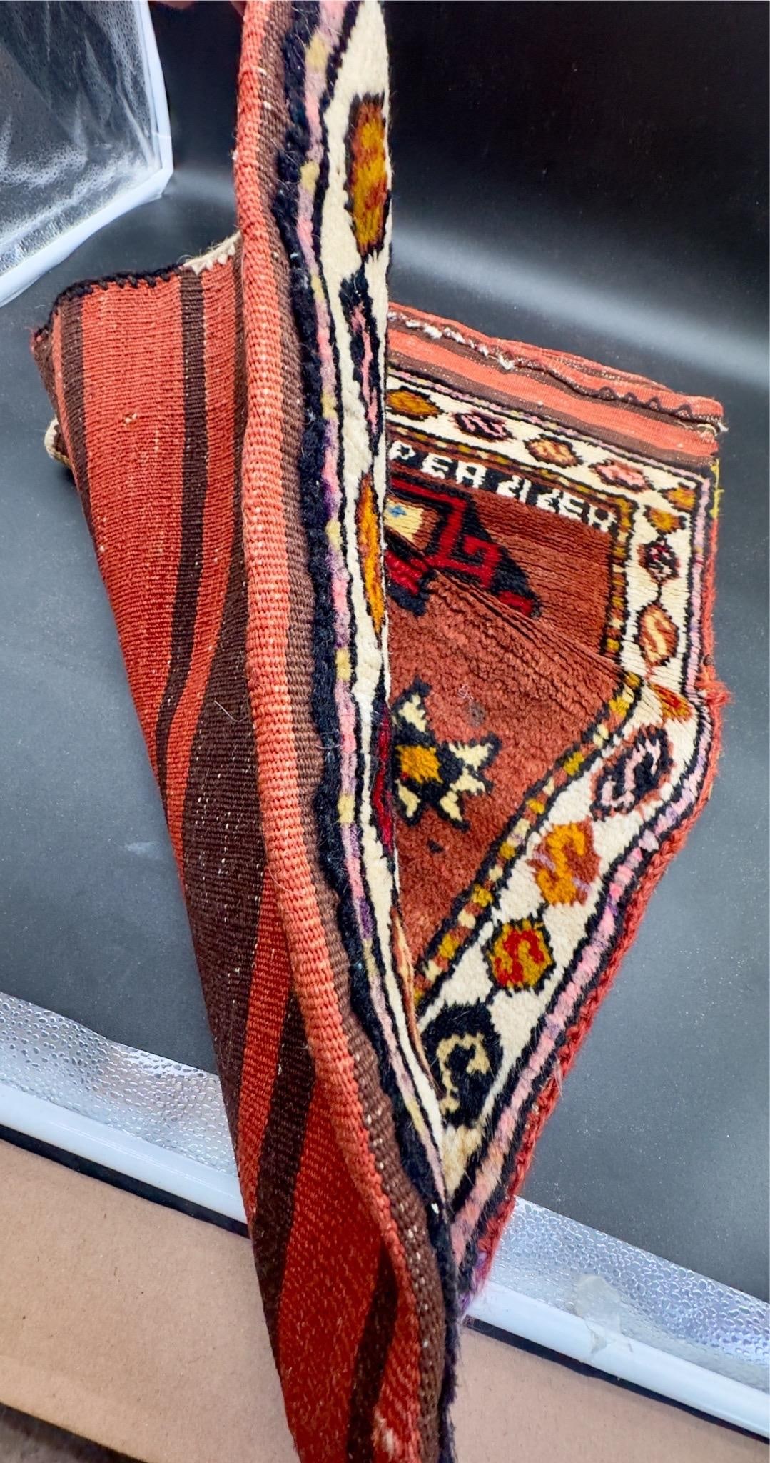 Antique Turkish Wool Half Saddle Bag - 15