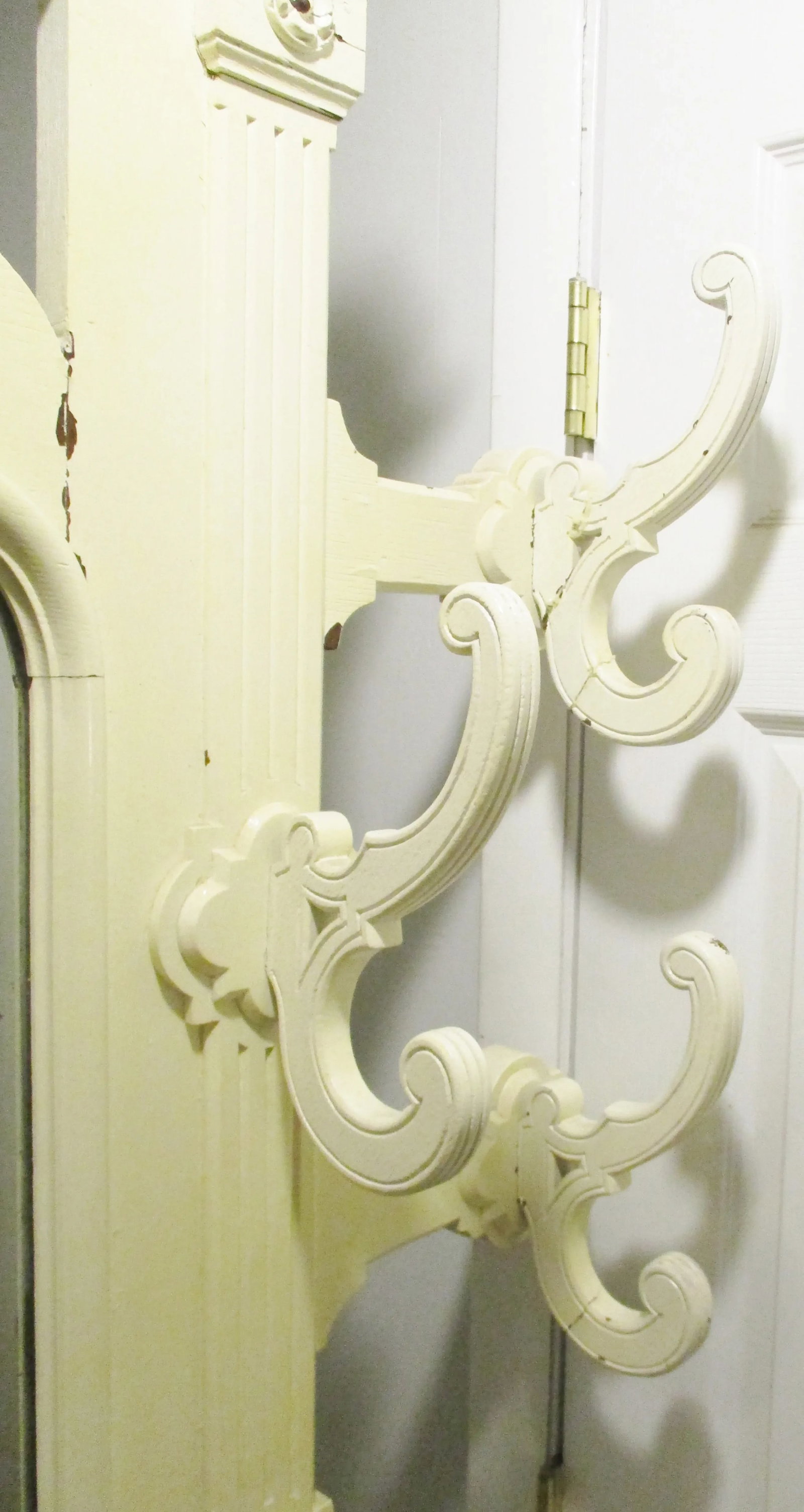 19th Century Victorian Renaissance Mahogany Hall Tree Stand Mirror Umbrella Hold - 8
