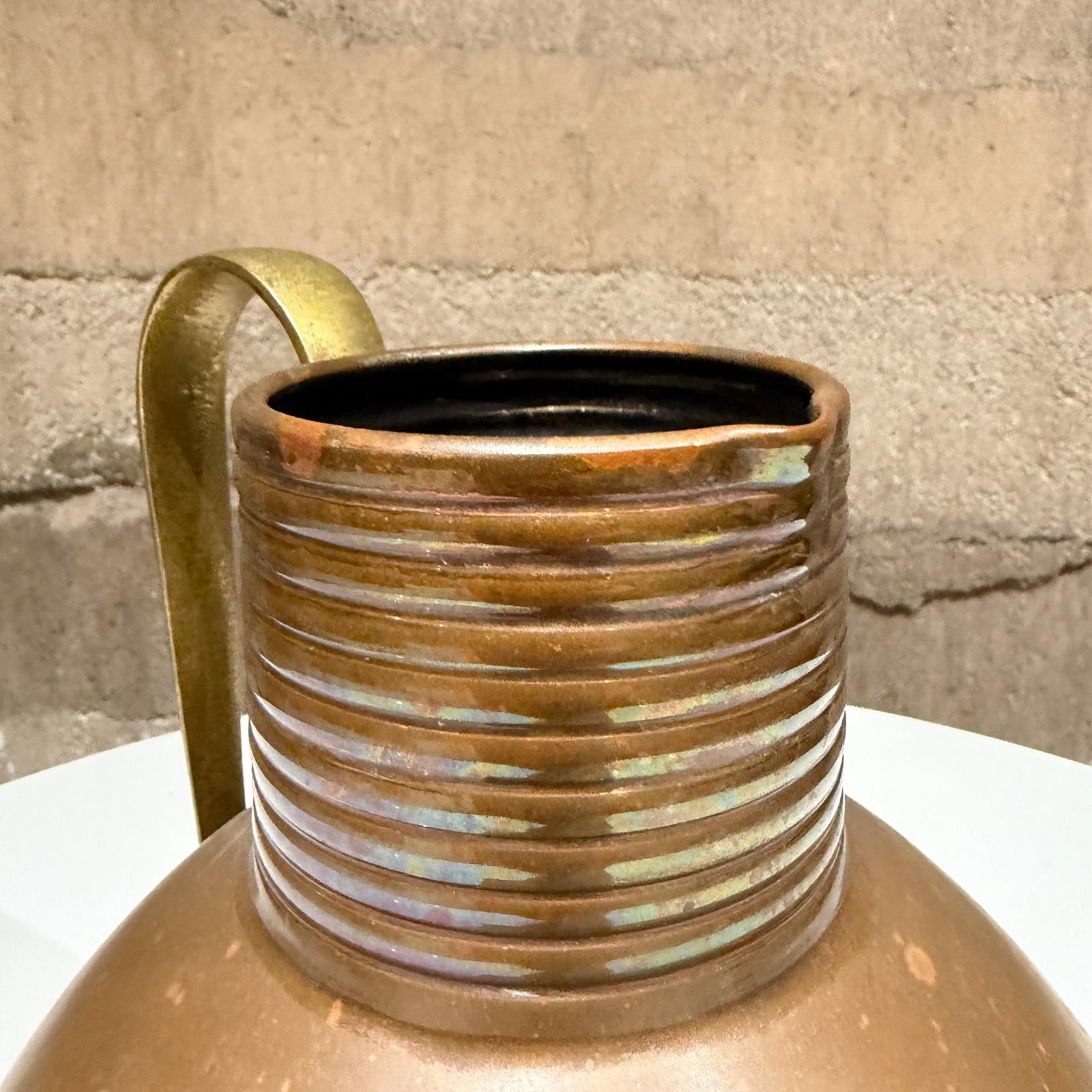 Art Deco Watering Can Manufactured by Siam Copper Pitcher - 9