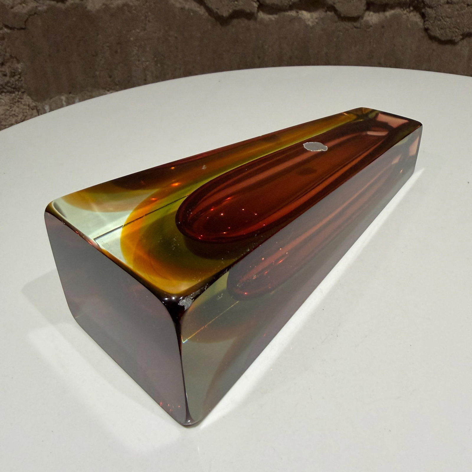Murano Vase Sommerso Attr Pavel Hlava Italy Mid Century Modern - 13