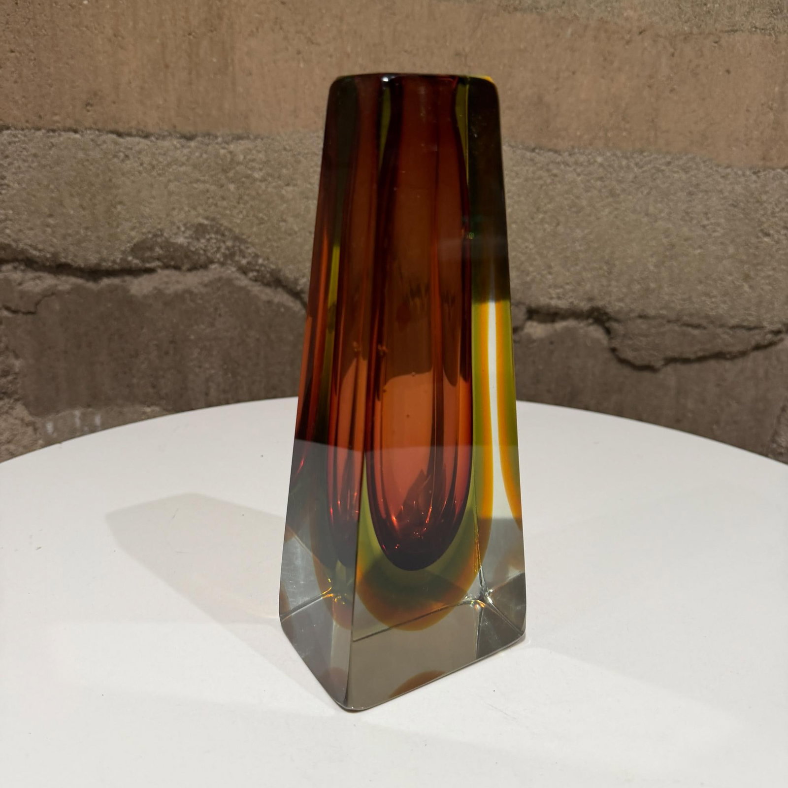 Murano Vase Sommerso Attr Pavel Hlava Italy Mid Century Modern - 14