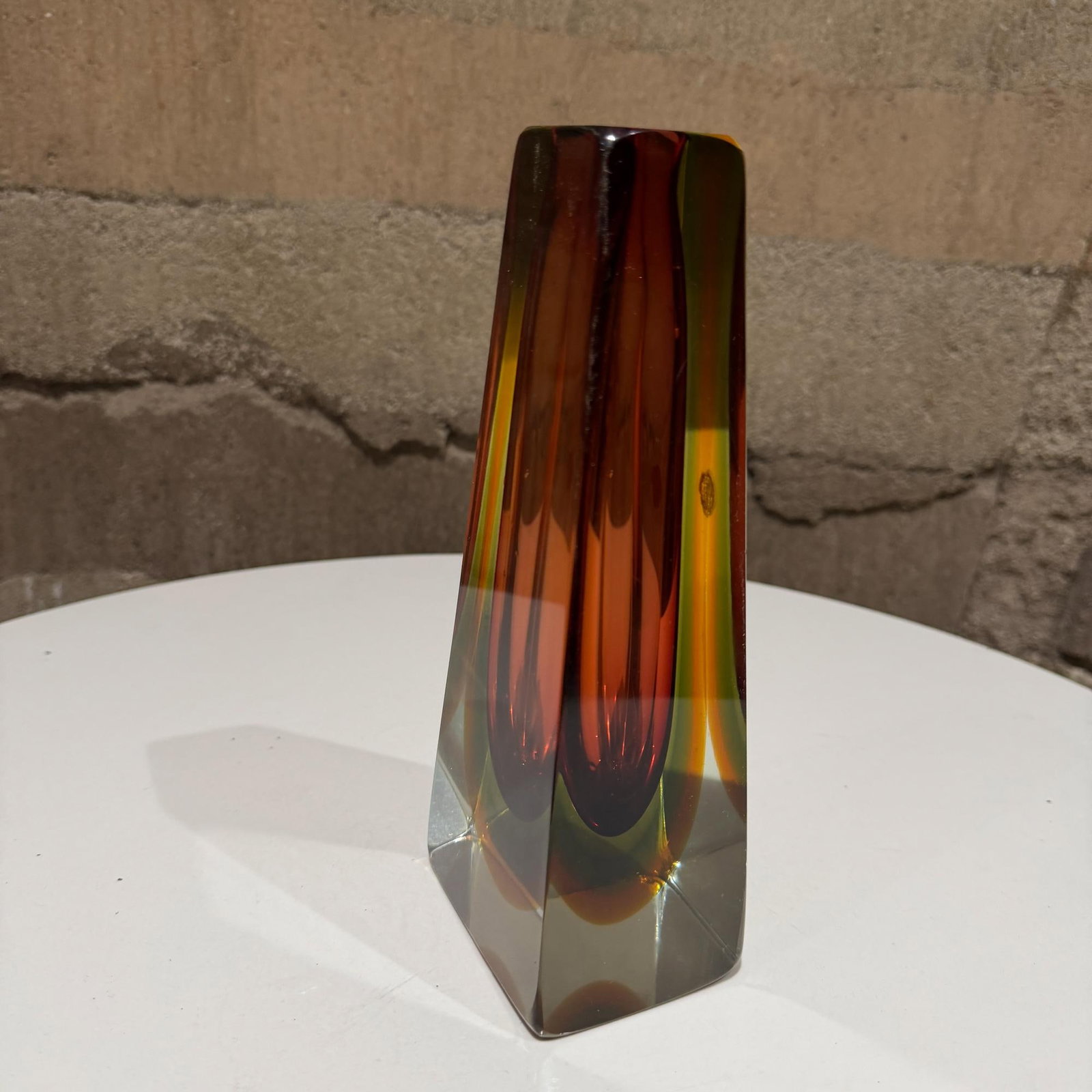 Murano Vase Sommerso Attr Pavel Hlava Italy Mid Century Modern - 15