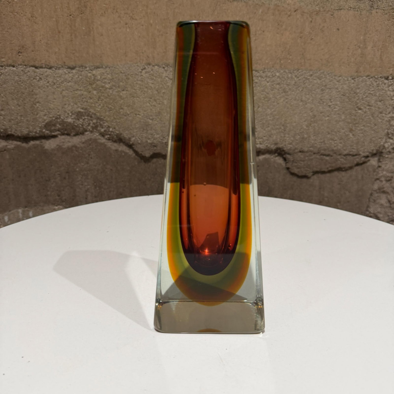 Murano Vase Sommerso Attr Pavel Hlava Italy Mid Century Modern - 9