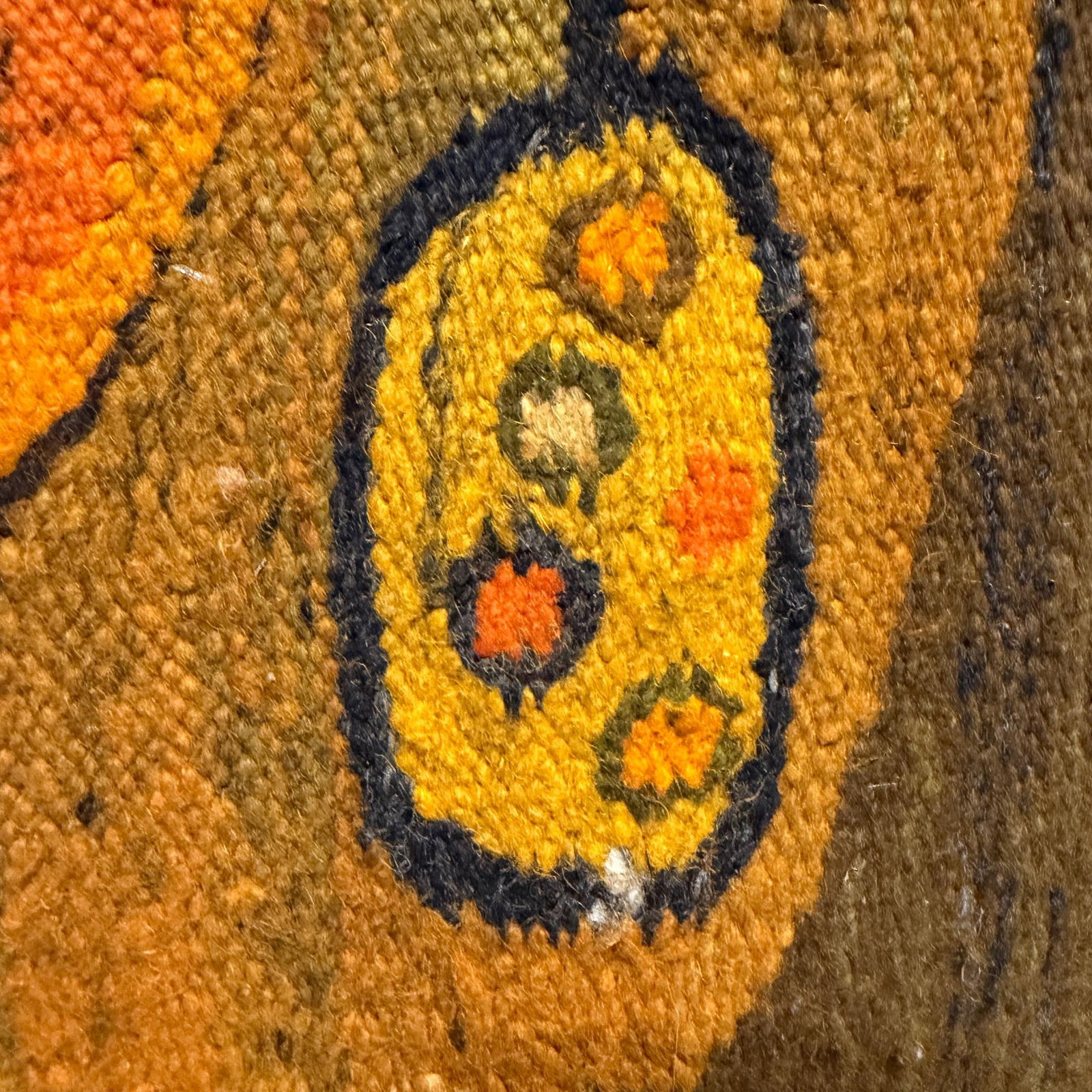 Vintage 1970s Abstract Polish Tapestry Designed by ElÅ¼bieta Kaszycka Mid-Century - 9