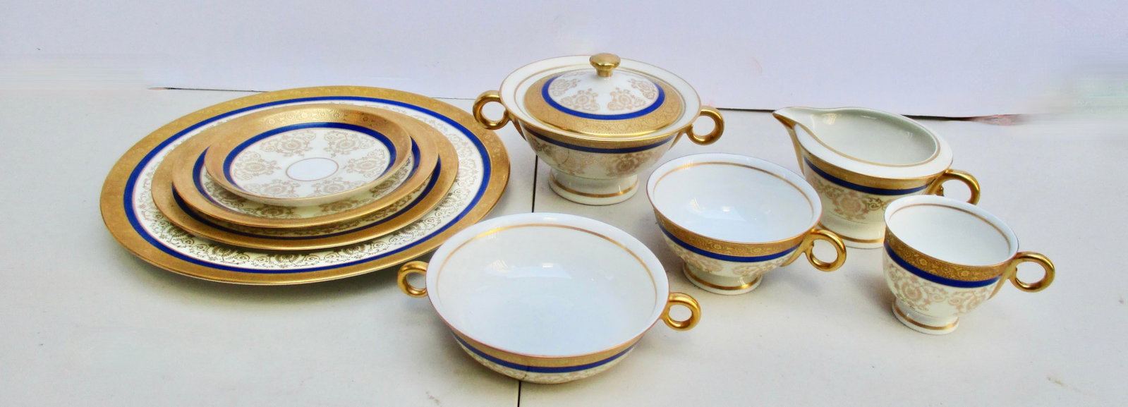 Mid 20th Century Limoge Haviland Pattern H-80-- Set of 9 Pcs. - 6