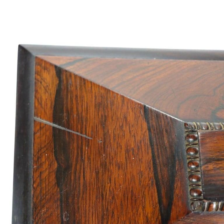 English Georgian Rosewood Tea Caddy C1830 - 12