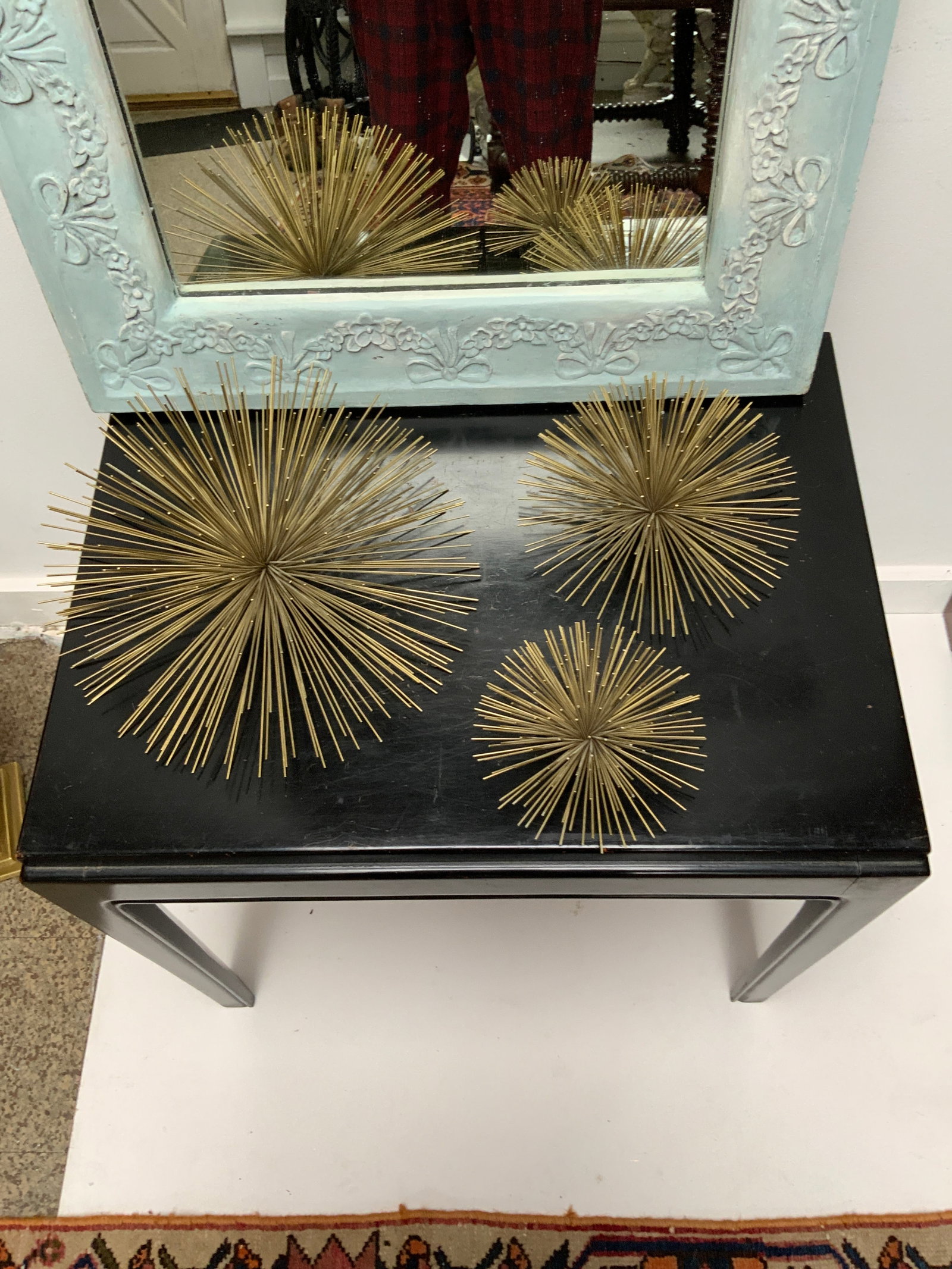 Set of 3 Vintage Bronze Starburst Wall Sculptures in the Style of Curtis Jere - 2