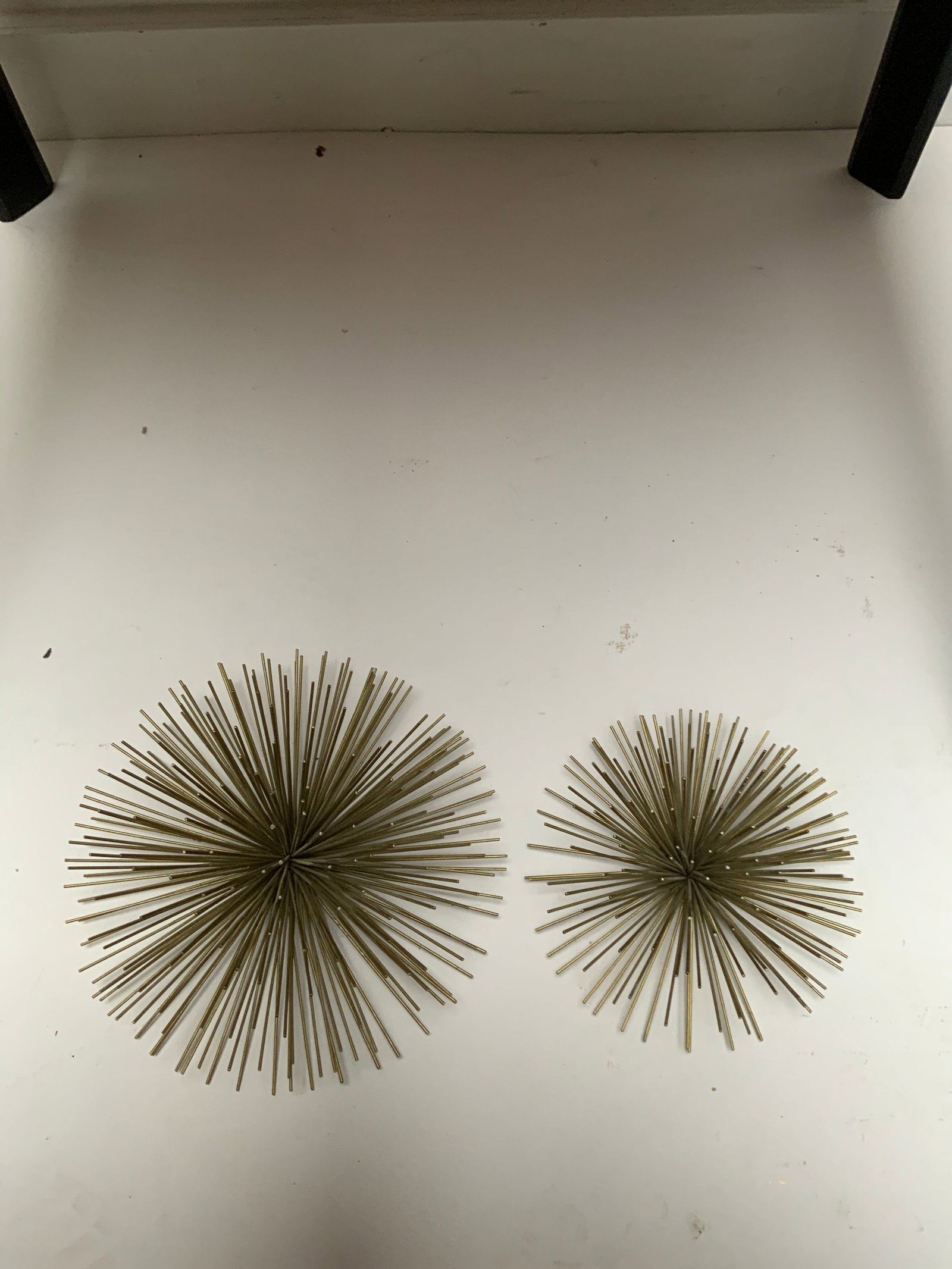 Set of 3 Vintage Bronze Starburst Wall Sculptures in the Style of Curtis Jere - 6