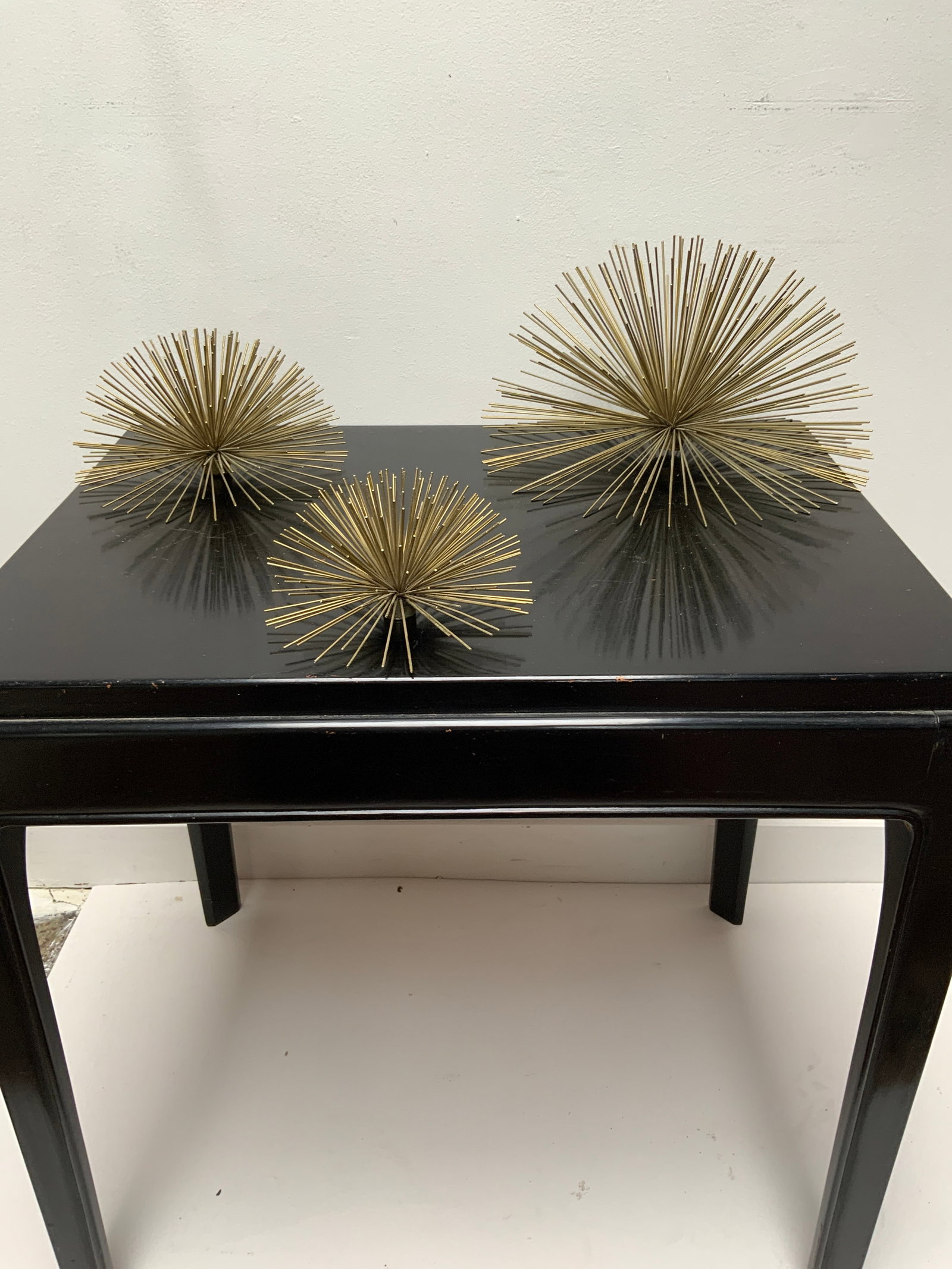 Set of 3 Vintage Bronze Starburst Wall Sculptures in the Style of Curtis Jere - 8