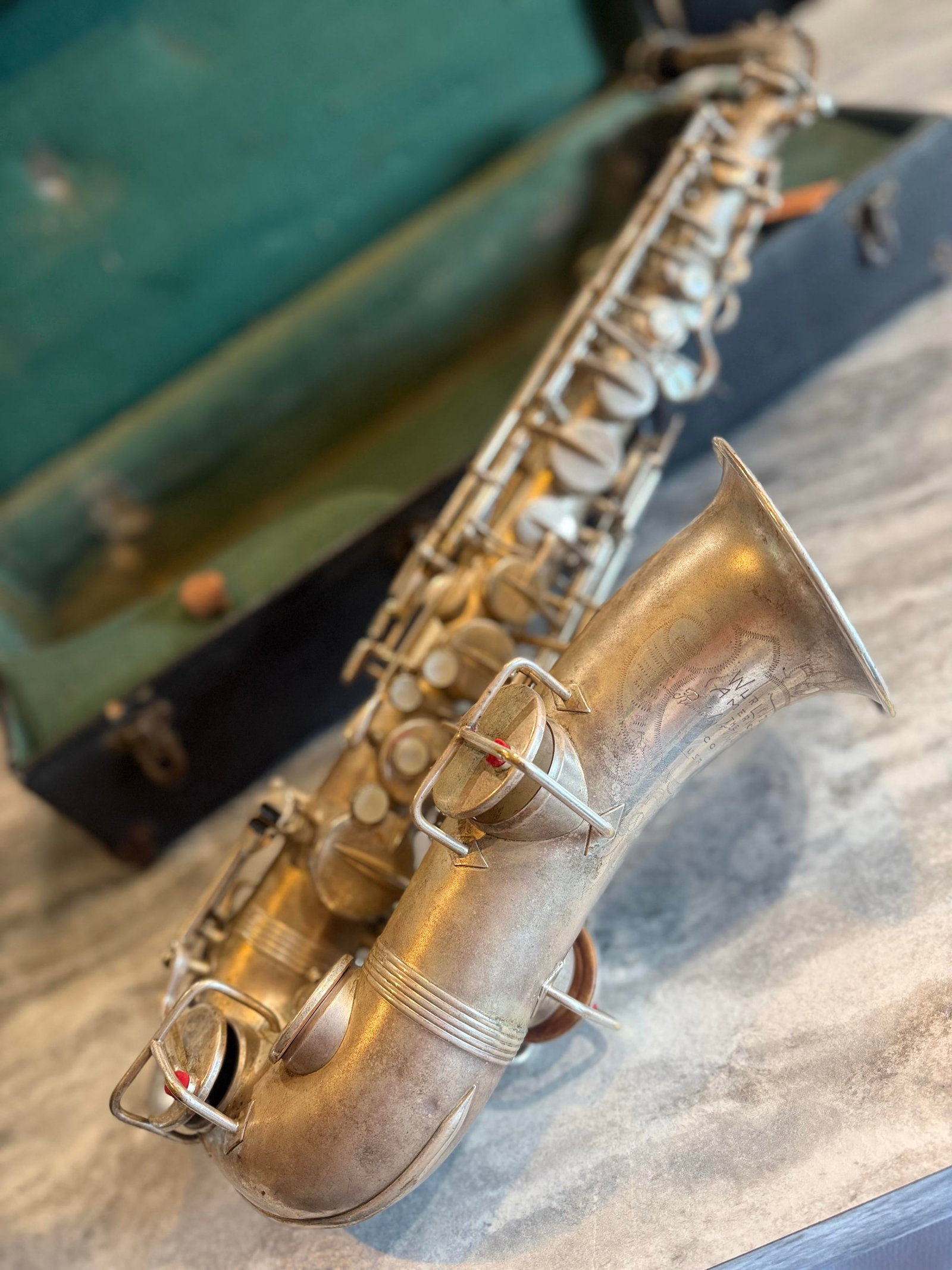 Vintage Silver Plated Wurlitzer Low Pitch Alto Saxophone - 2