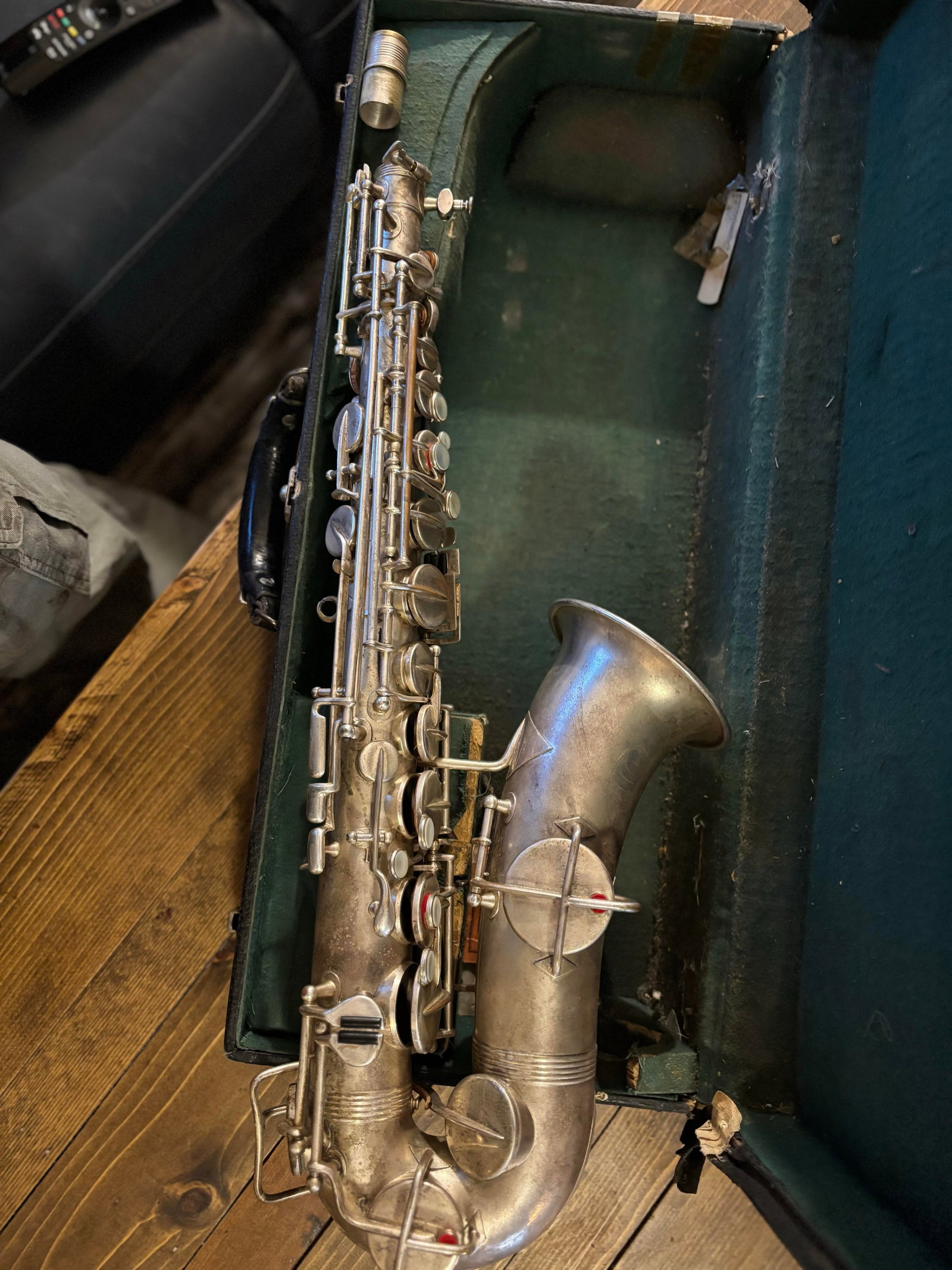 Vintage Silver Plated Wurlitzer Low Pitch Alto Saxophone - 4