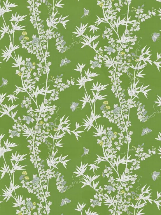 Scalamandre Jardin De Chine in Jade Green - 3
