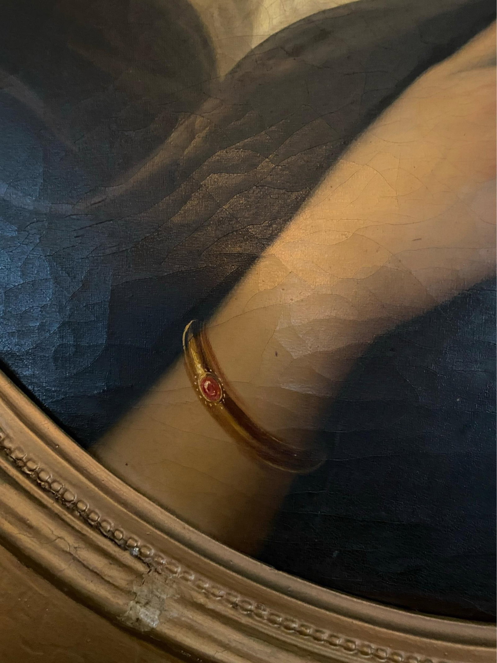 Antique Oil on Canvas Spatal Gilt Frame, Vienna, Signed 1870 - 4