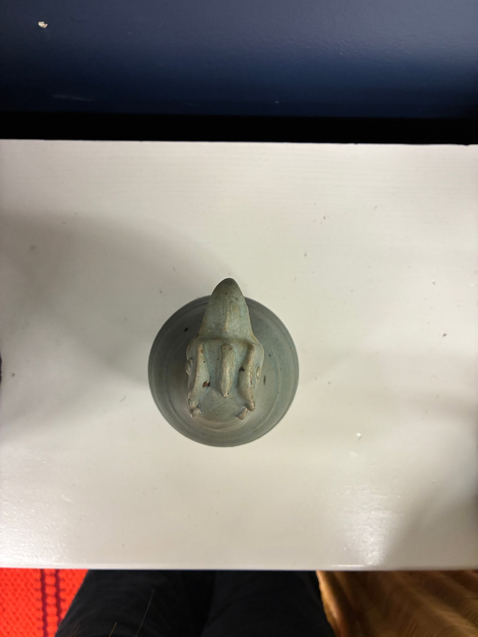 Thai Sawanghalok Celadon Ewer 16th Century W Hamsa Bird Head Mouth - 8