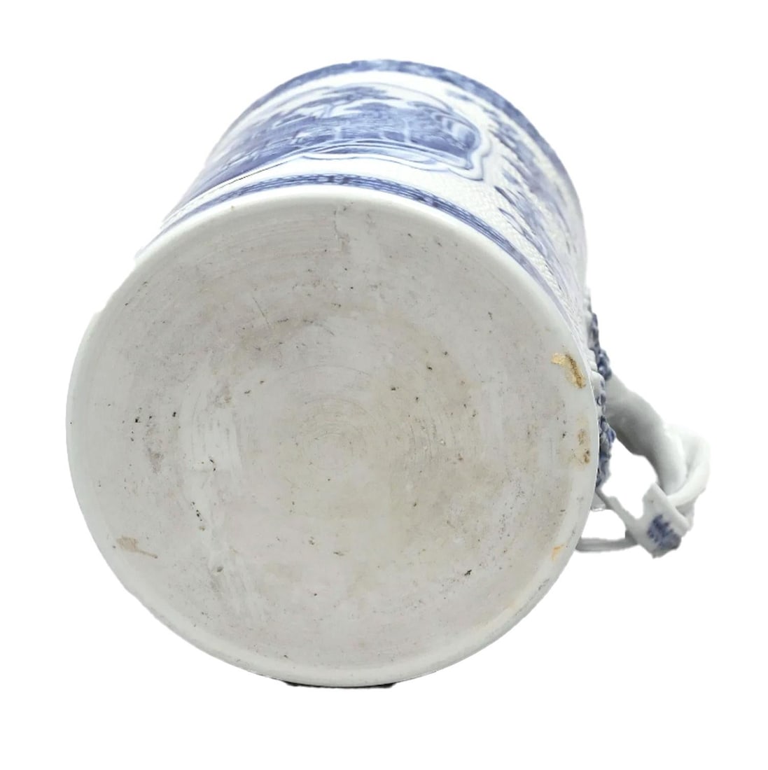 River Scenes in Cobalt: An 18th-Century Chinese Export Porcelain Tankard - 2