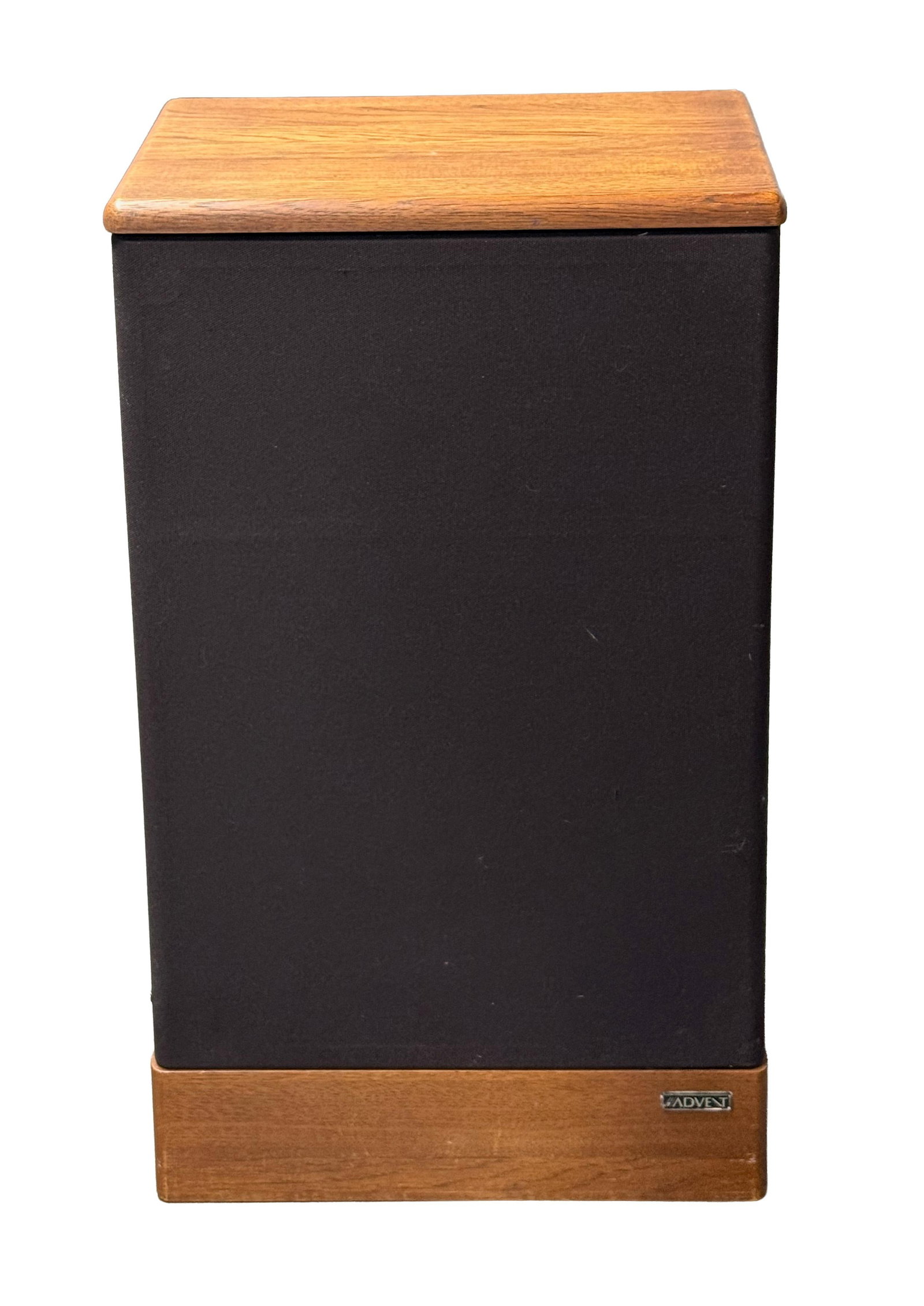1975 Advent Legacy Floor Standing Speakers - Bullnose Corner Solid Wood Accents – Original - 6