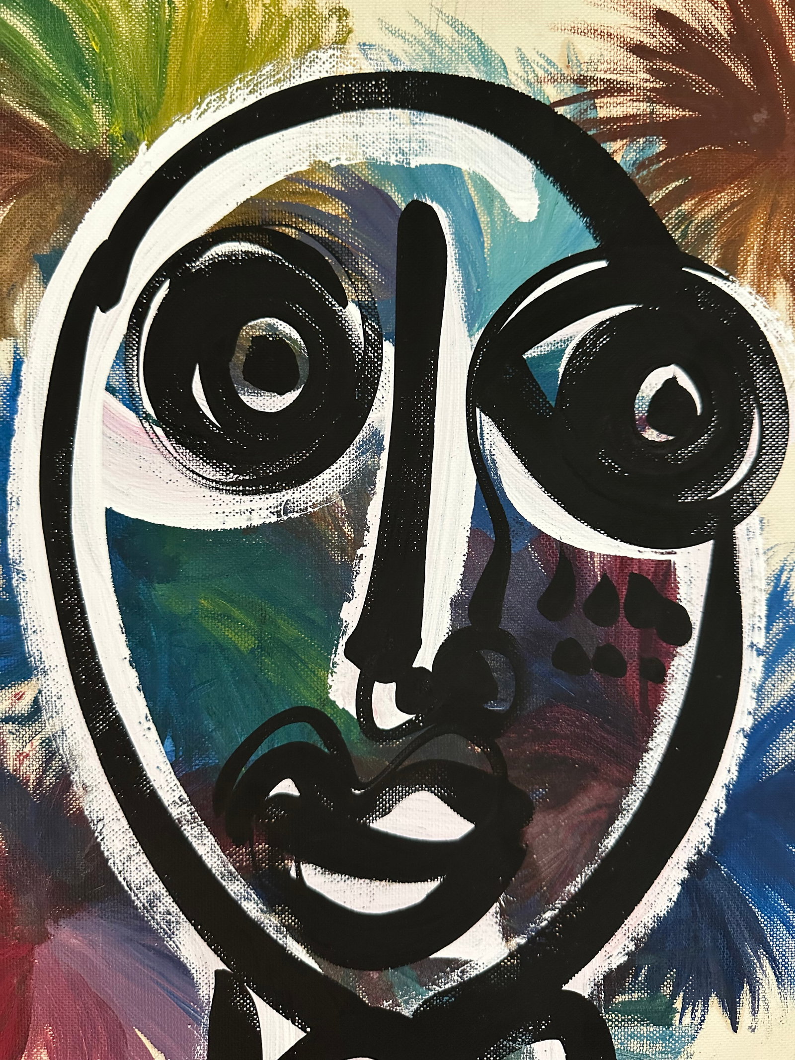 Original Colorful Painting by Peter Keil - 2