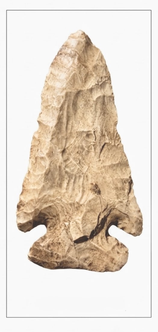 Fine Archaic Paleo-Indian Thebes Point – Northern Illinois - 2
