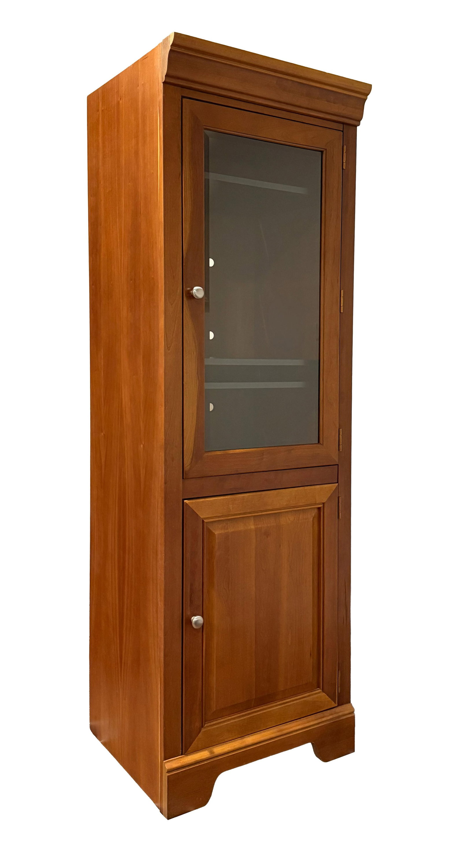 1990s Stanley Furniture Glass Door Media / Entertainment Cabinet - Model 0001, - 5