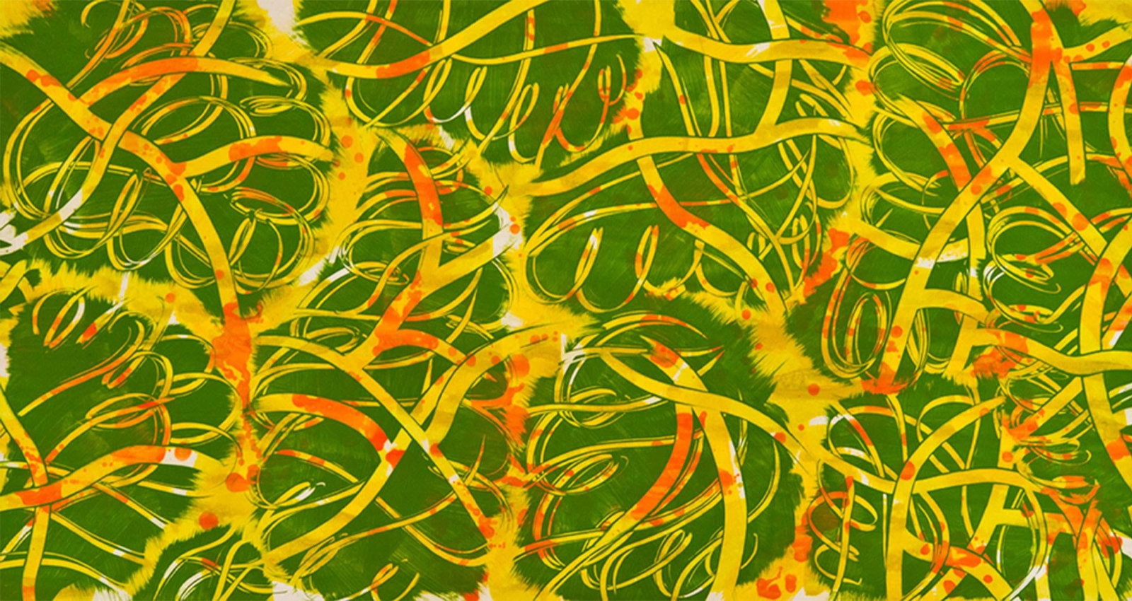Overcasting Green by Michael DesRosiers Acrylic Paint on Paper (2025) (1 of 5)