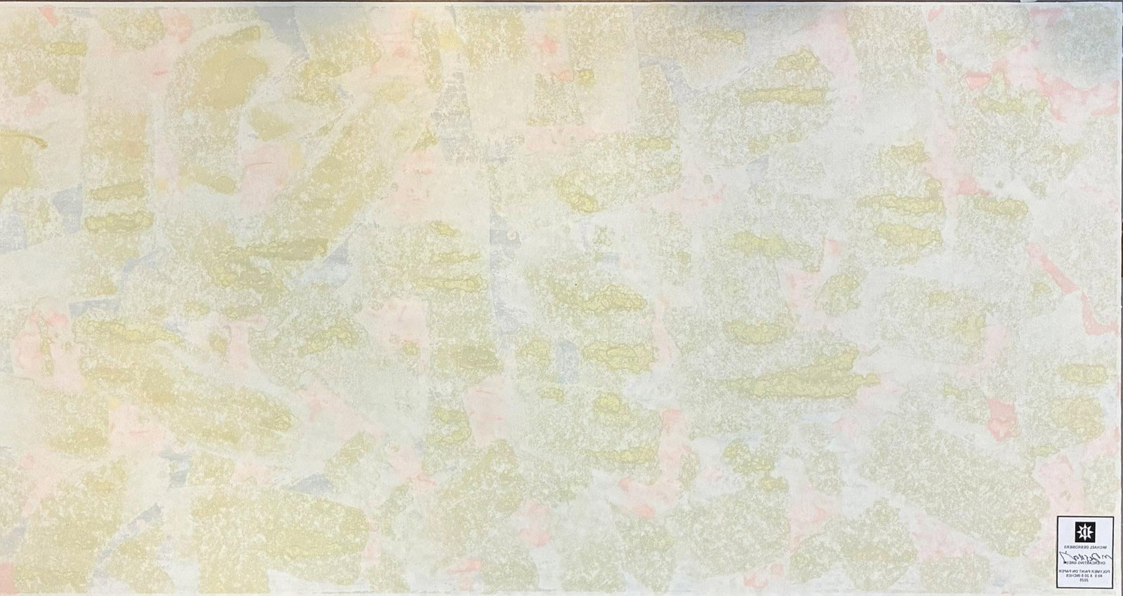 Overcasting Green by Michael DesRosiers Acrylic Paint on Paper (2025) - 4