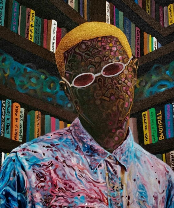 School of Thought 1, Oil and Acrylic Painting on Canvas, 2021 - 2
