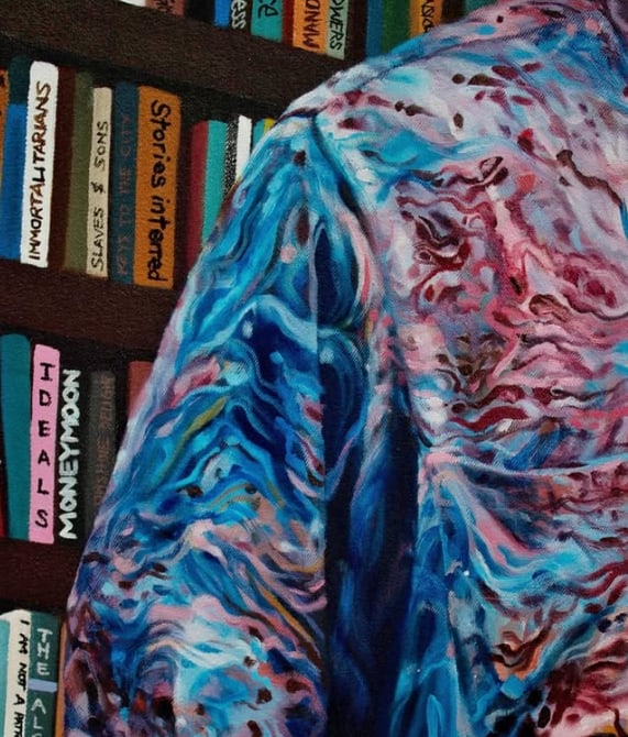School of Thought 1, Oil and Acrylic Painting on Canvas, 2021 - 3