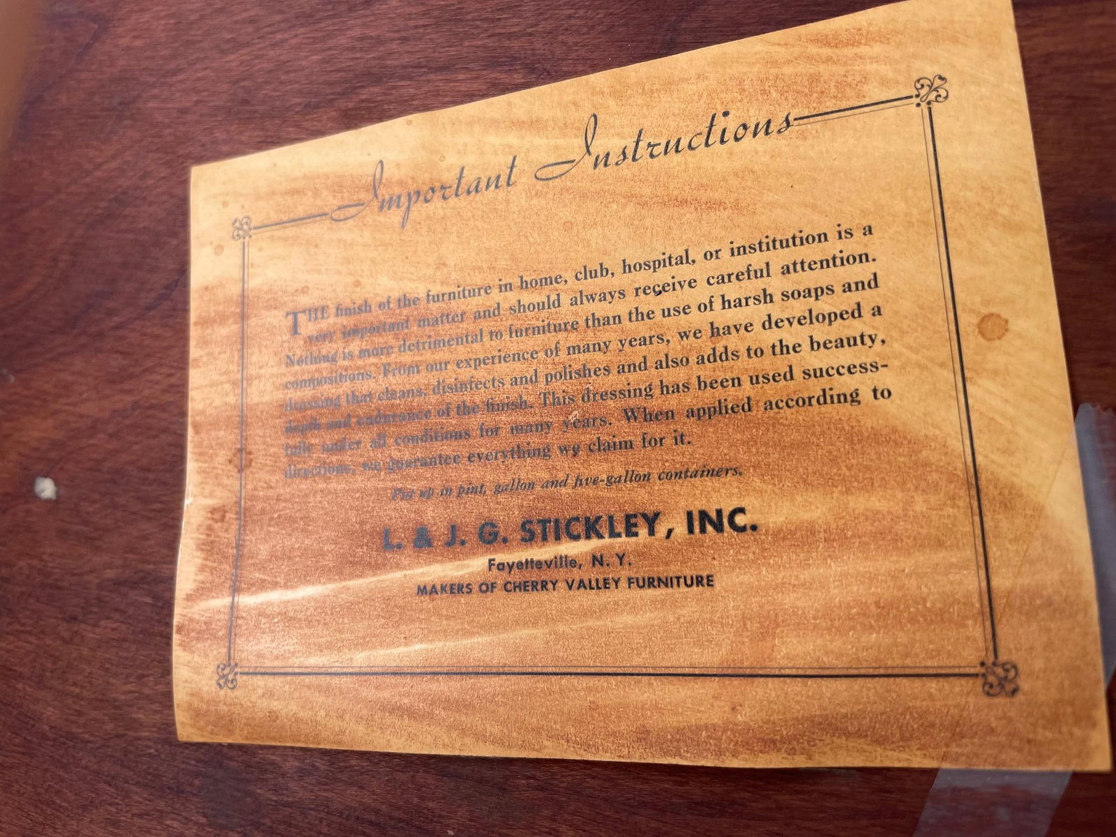 1953 Stickley Cherry Drop-Leaf Table - 9