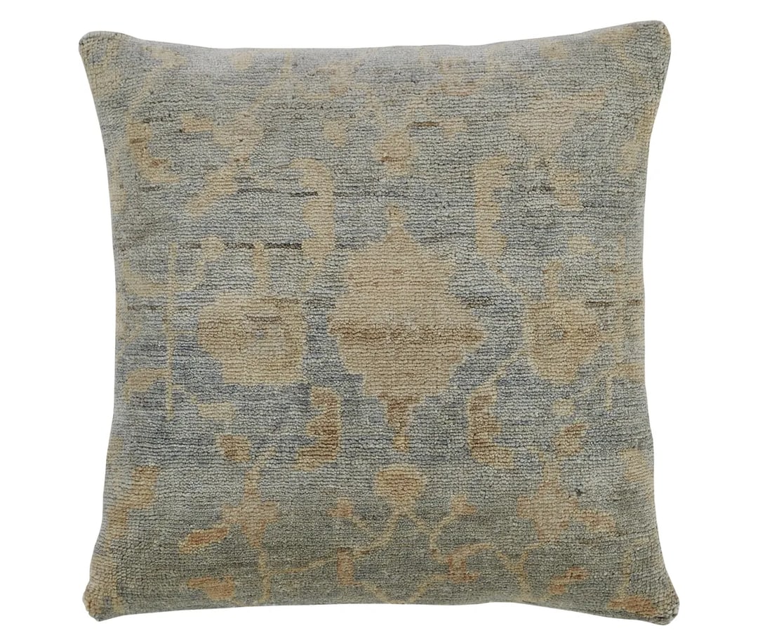 Mid-Century Modern Decorative Gray Throw Pillow - 4
