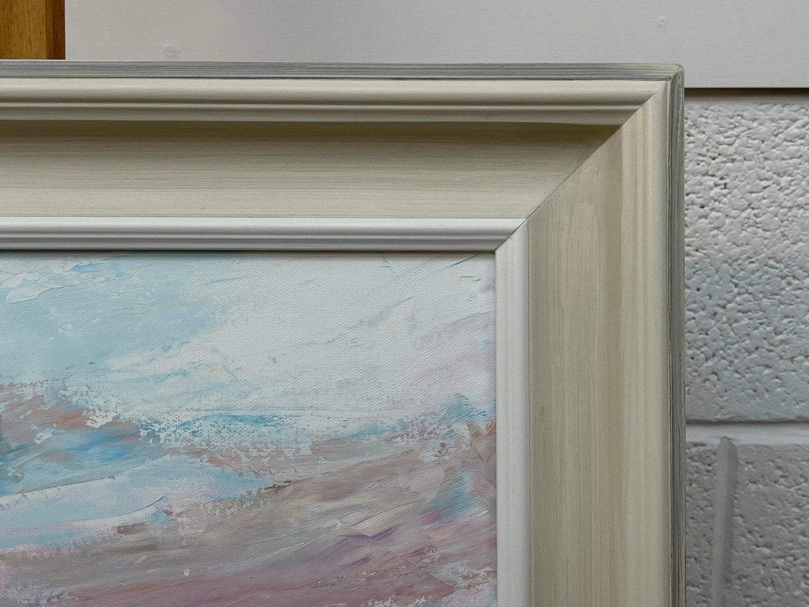 Serene Abstract Impressionist Seascape Landscape by Contemporary British Artist, 2022 - 11