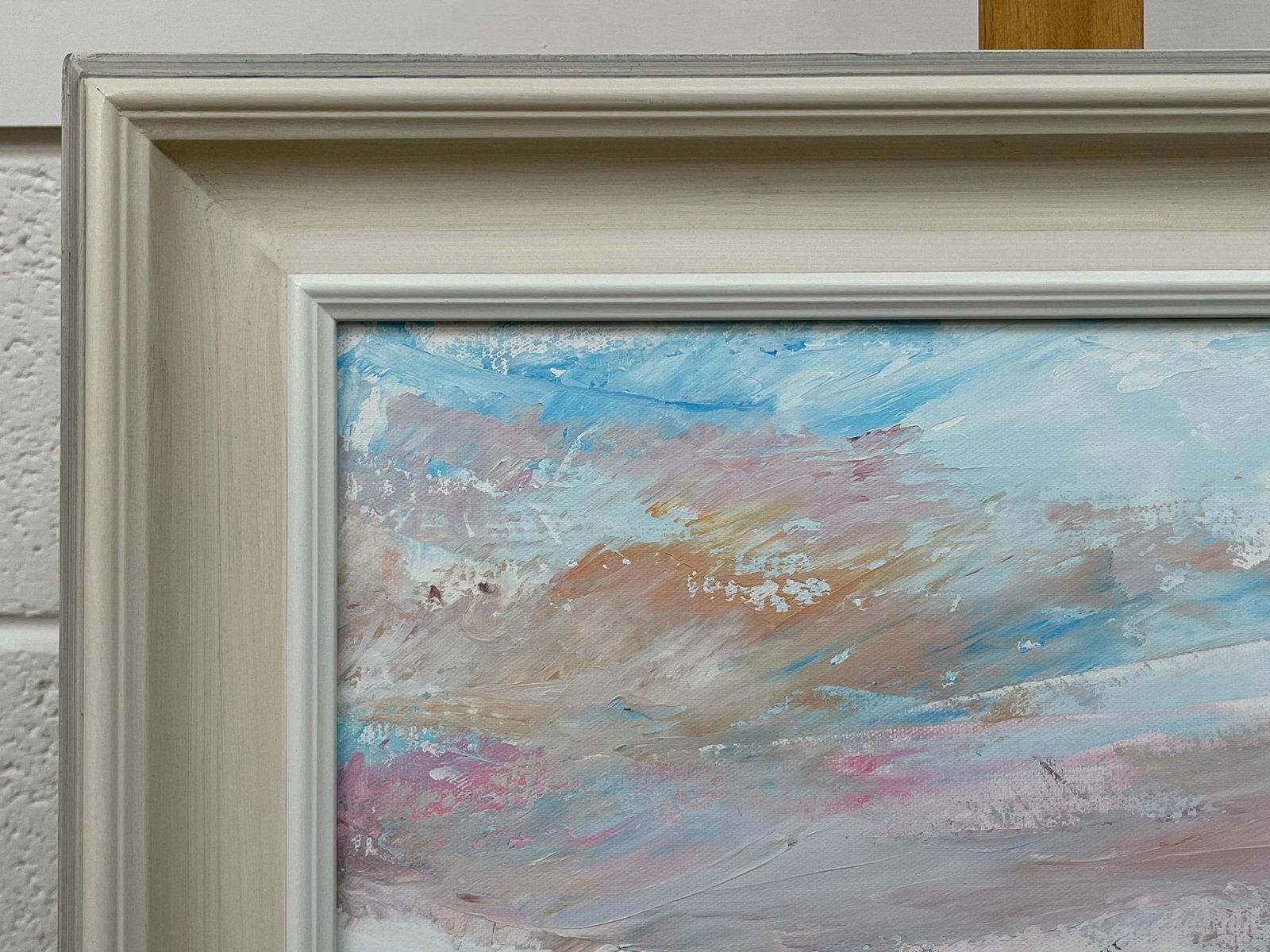 Serene Abstract Impressionist Seascape Landscape by Contemporary British Artist, 2022 - 3