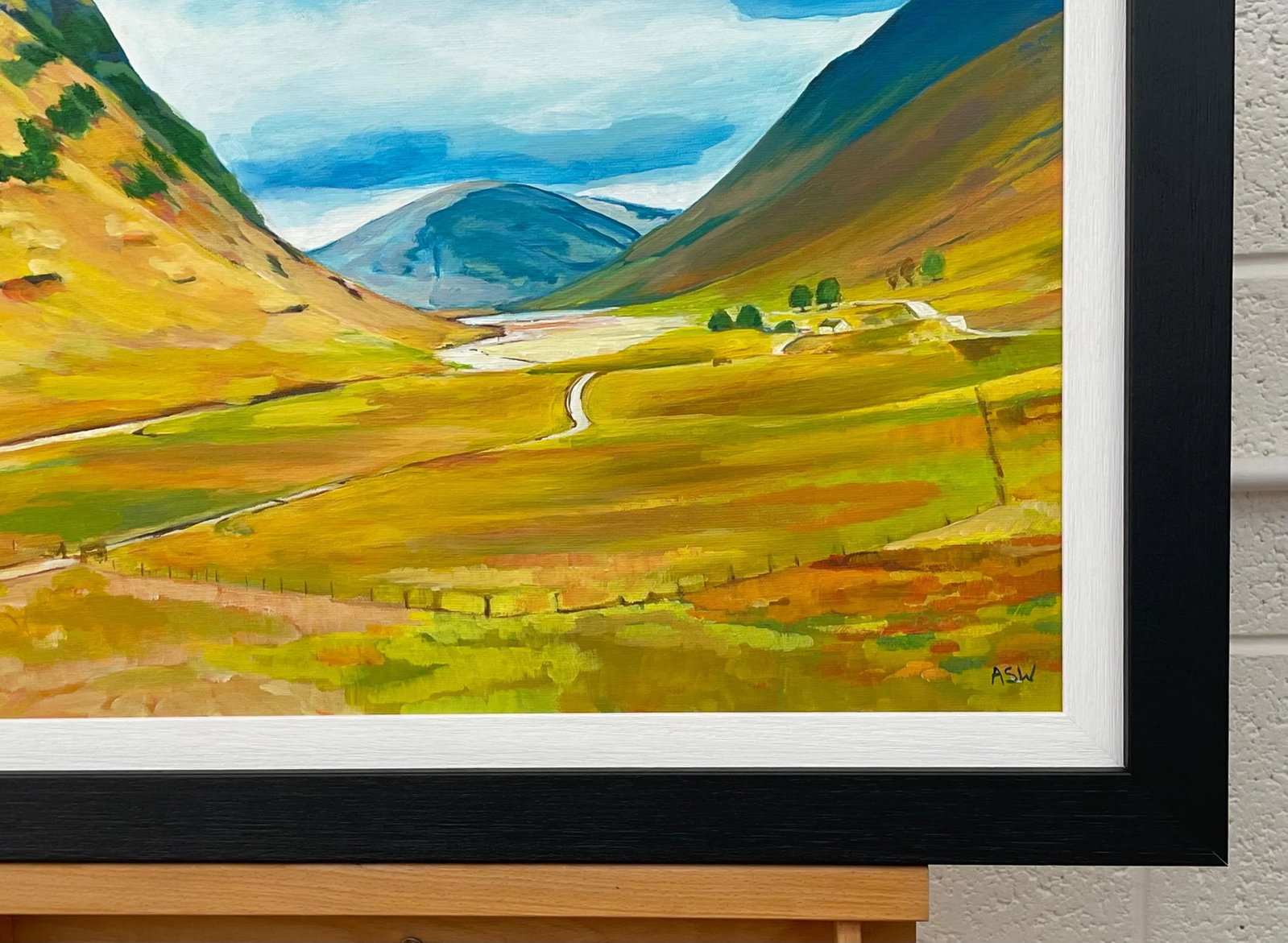 Colourful Abstract Landscape Painting of Scottish Highlands Contemporary Artist - 10