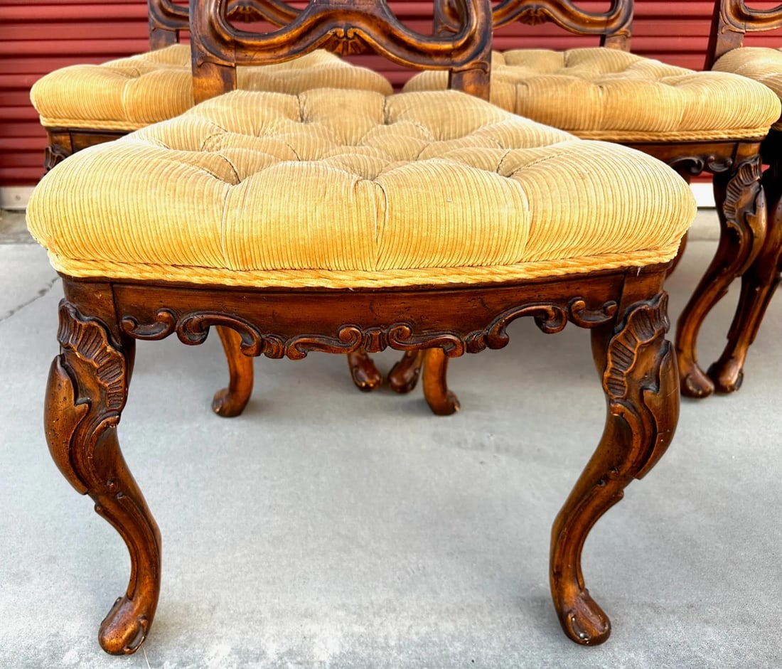 Antique Set of 6 George II Style Dining Chairs - 10