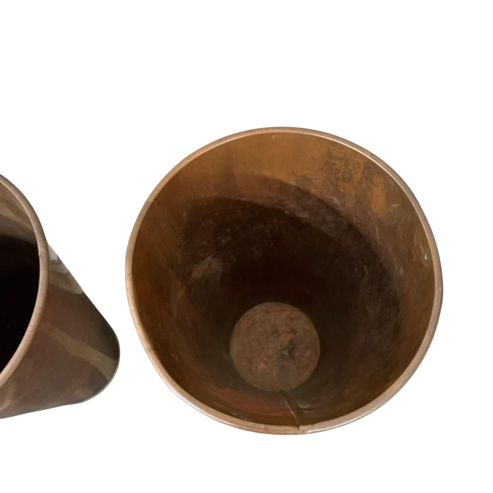 Houston Int'l Trading Handmade Solid Copper Vases - A Pair - 4