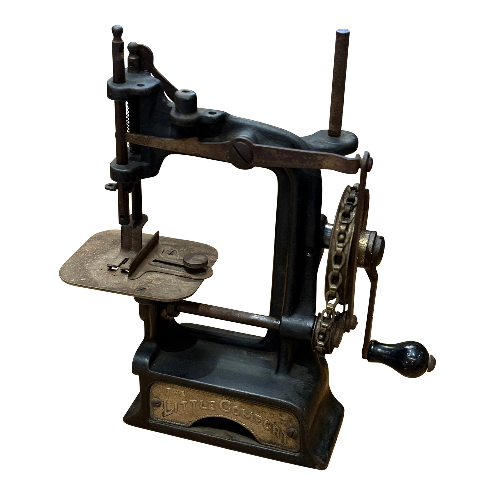 Smith & Egge "Little Comfort" Cast Iron Chain Drive Sewing Machine c.1896 (1 of 14)