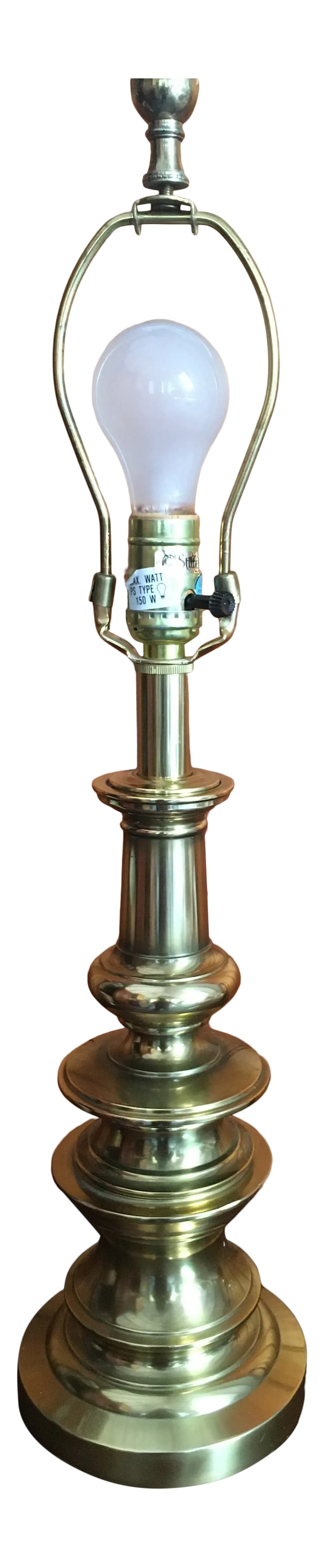 1970s Stiffel Brass Table Lamp: Nice brass table lamp made by stiffel heavy well made lamp Condition: Alterations: Original Condition Unaltered Imperfections: Some Imperfections Condition Notes: Excellent condition Creator: Brand: