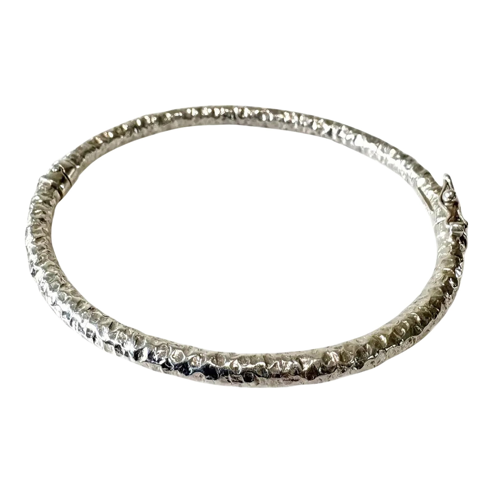 Vintage Sterling Silver Bangle Bracelet (1 of 4)