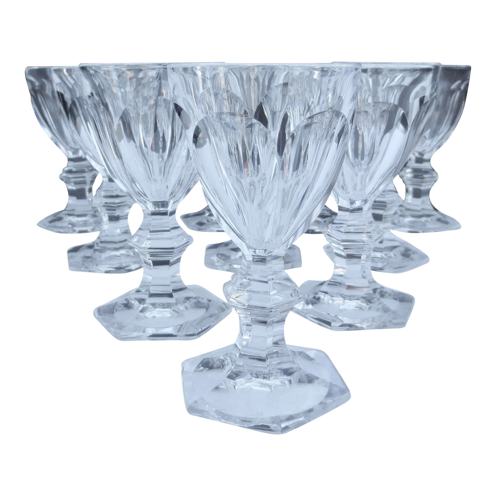 Baccarat Harcourt 1841 Port Wine - Set of 10 (1 of 8)