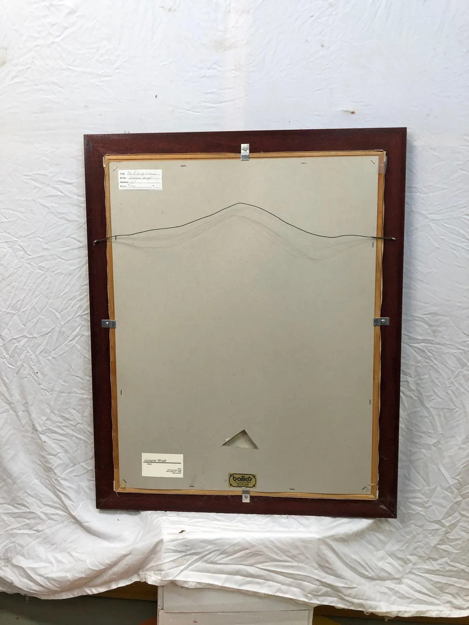 Late 20th Century Horse Riders Original Oil on Canvas Signed on the Bottom - 2