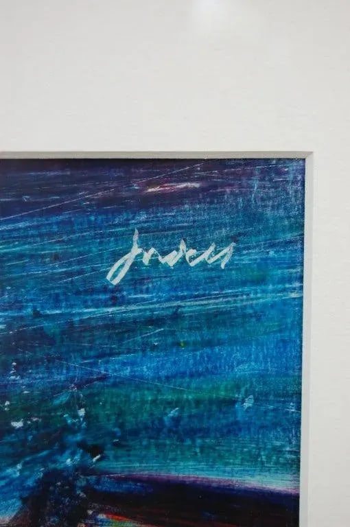 Vintage Original Abstract Pastel Artwork by Swedish Artist Ivan Jordell. - 5