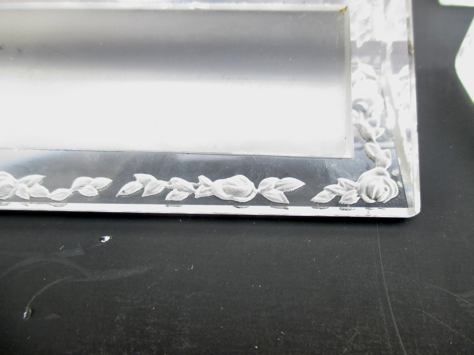 Vintage Lalique Crystal Place Card Settings - a Set of 6 - 4