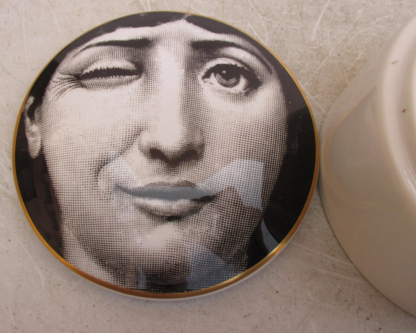 Fornasetti Dekor Tema E Variazioni Covered Box Circa 70s - 6