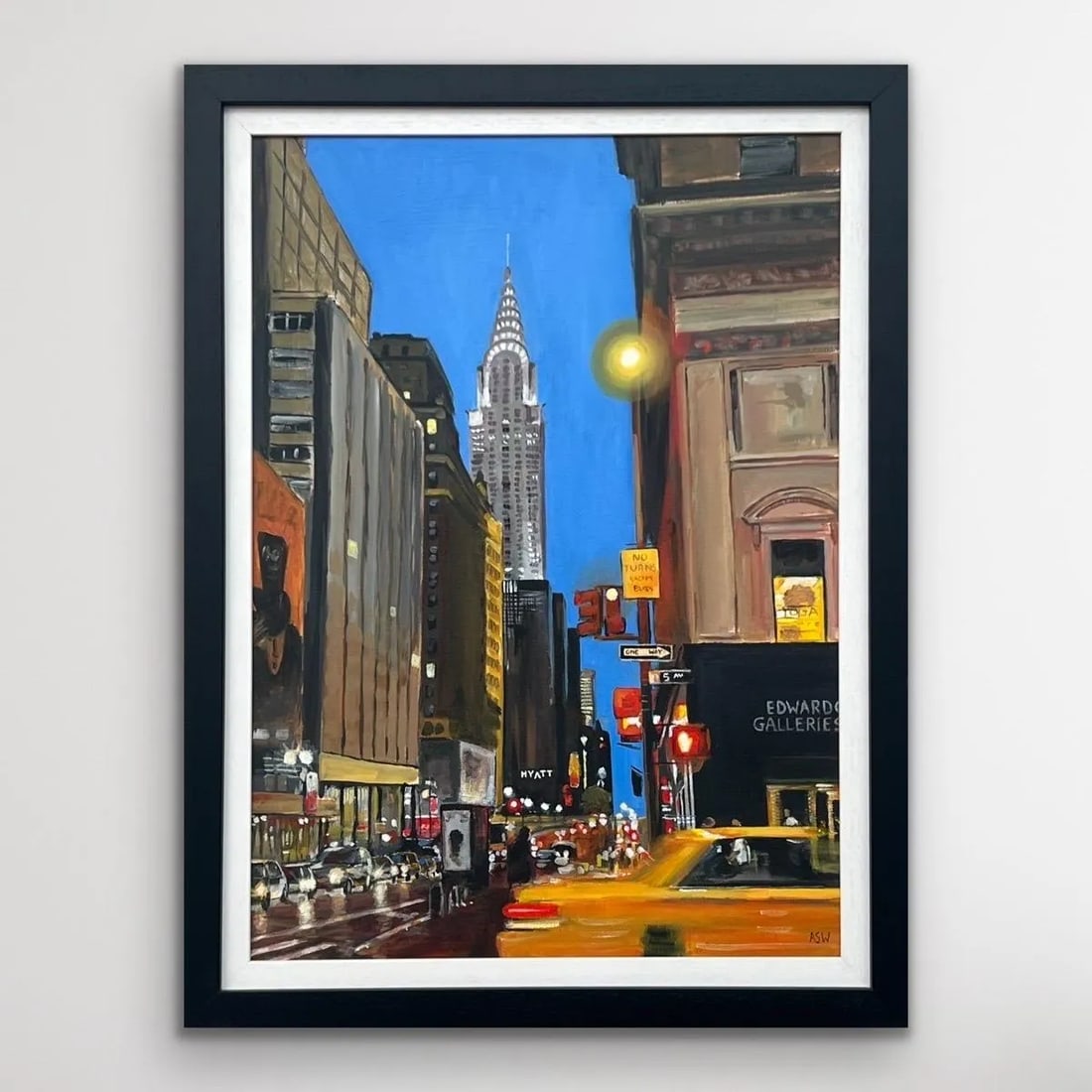 Angela Wakefield, Chrysler Building Taxi Fifth Avenue New York City by Contemporary British Artist, - 7